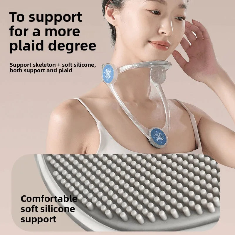 Collier Cervical de Maintien et de Traction – Support de Cou Fixe, Correcteur de Posture et Protection Cervicale