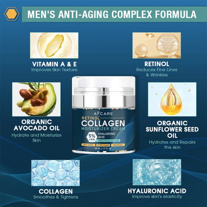 Crème Anti-Âge Collagène 8% – Hydratation Profonde, Réduction des Rides, Peau Ferme et Éclatante