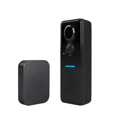 Sonnette Vidéo Intelligente Tuya avec Détection de Mouvement PIR – Caméra Extérieure WiFi Sans Fil, Vision HD 1080P et Protection Anti-Pluie Solaire