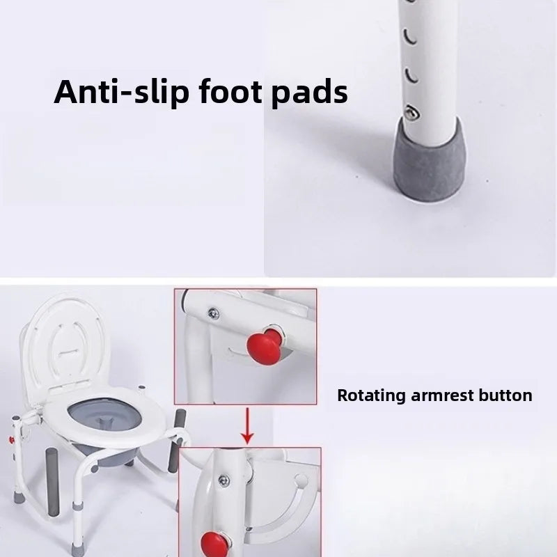 Siège de Douche Stable et Antidérapant – Aide à la Toilette pour Personnes Âgées ou Handicapées