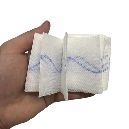 Gaze Hémostatique au Kaolin Z-Fold – Pansement d’Urgence pour Hémorragies, Kit IFAK Médical