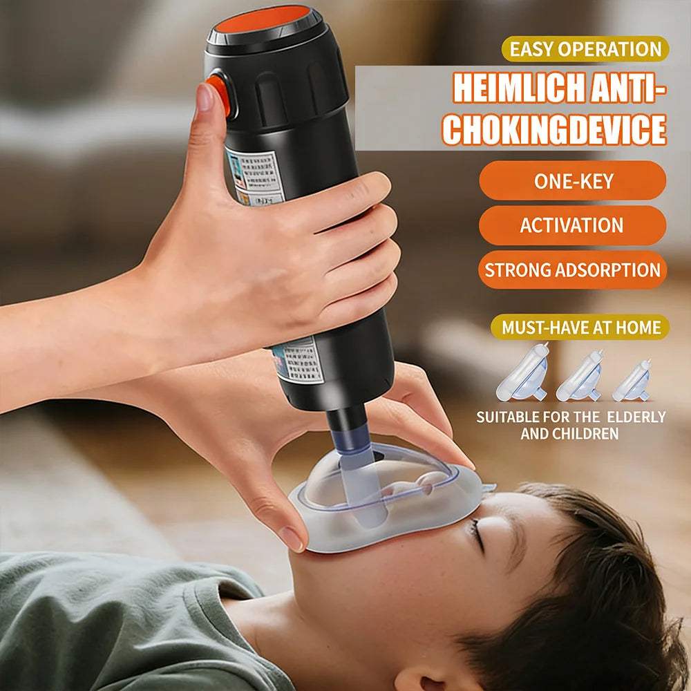 Dispositif Anti-Étouffement Portable – Kit d’Urgence à Aspiration pour Dégager les Voies Respiratoires