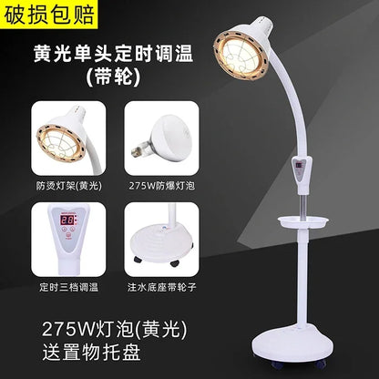 Lampe de Chaleur Infrarouge avec Support – Idéale pour Physiothérapie, Massage et Bien-Être