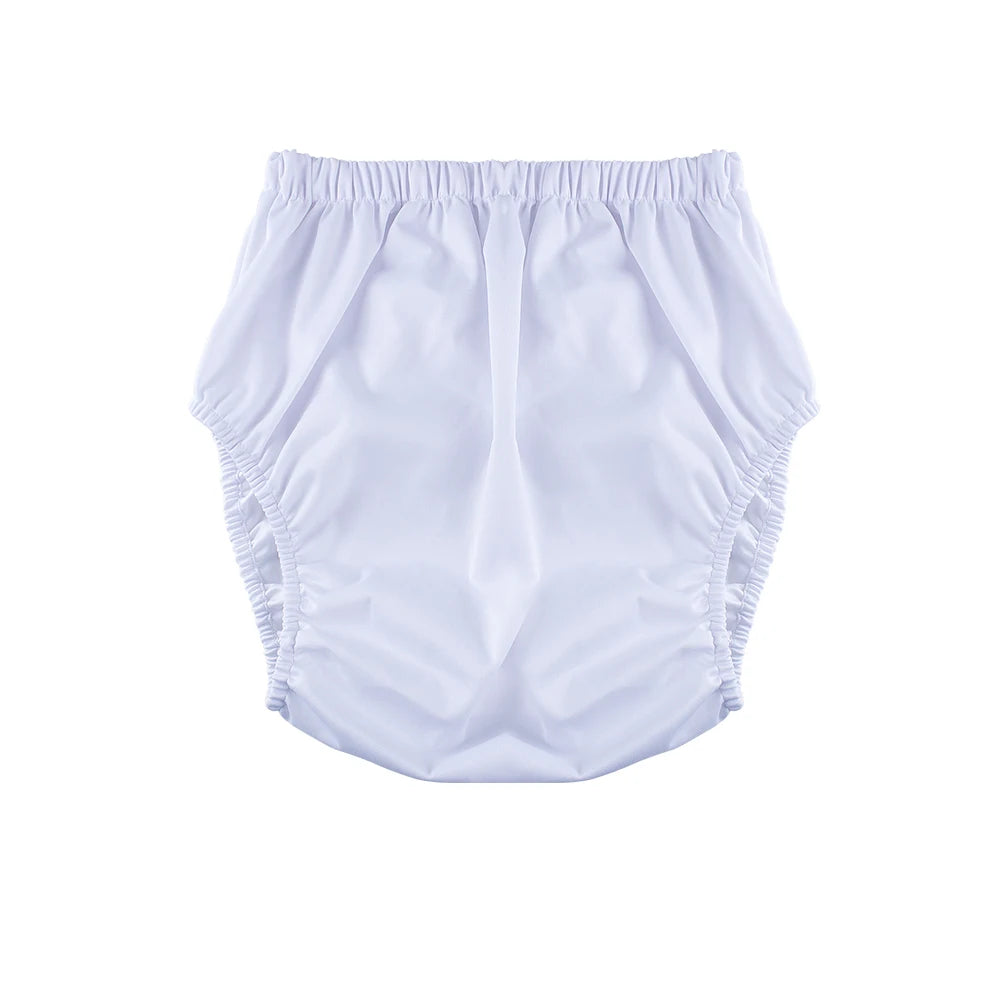 1Pc Solid Color Waterproof Iaper for Adults Washable Reusable Diaper Care Pants Leak-Proof Pants Waterproof Eldly Diaper Cover