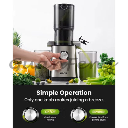 Extracteur de Jus Haute Extraction – Plus de Jus, Plus de Nutriments, Moins de Bruit