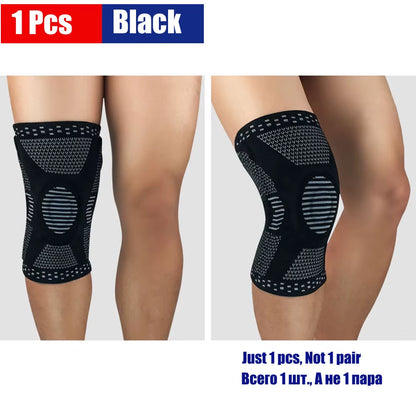 Genouillère Professionnelle de Compression – Soutien Médical avec Gel Rotulien et Renforts Latéraux