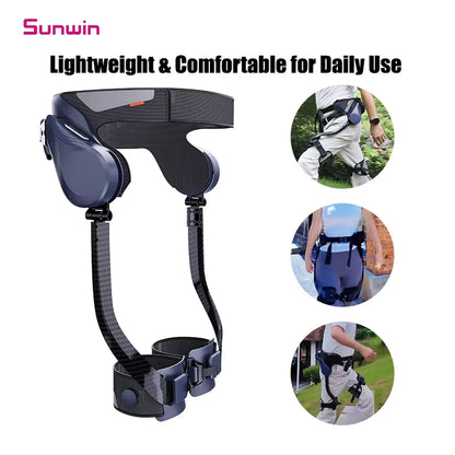 Exosquelette de Marche Pliable Ultra-Léger – Assistance à la Mobilité (Autonomie 15 km)