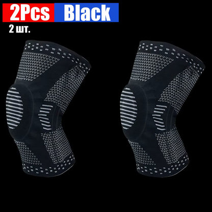 Genouillère Professionnelle de Compression – Soutien Médical avec Gel Rotulien et Renforts Latéraux