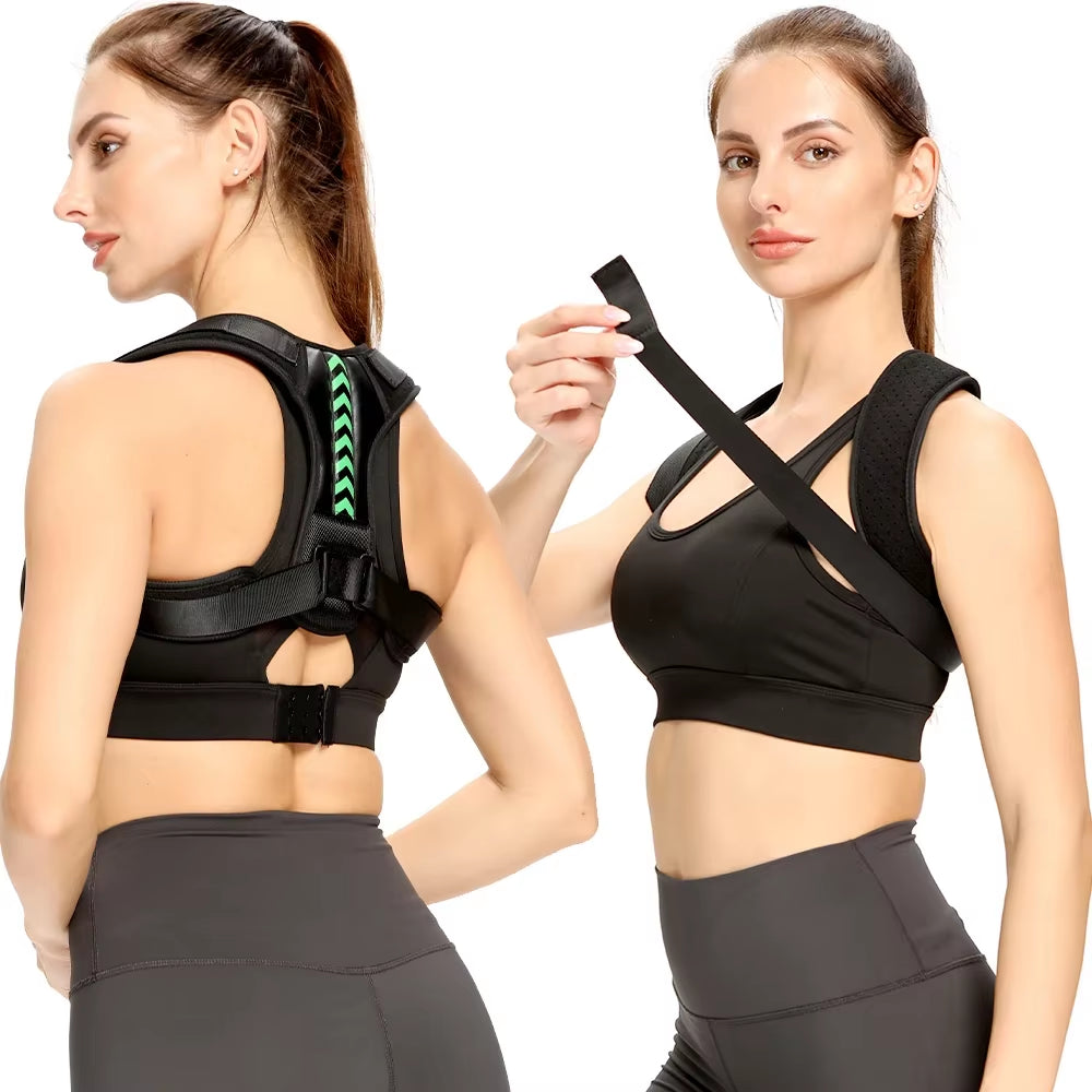 Correcteur de Posture Médical Réglable – Soutien du Dos, des Épaules et de la Clavicule