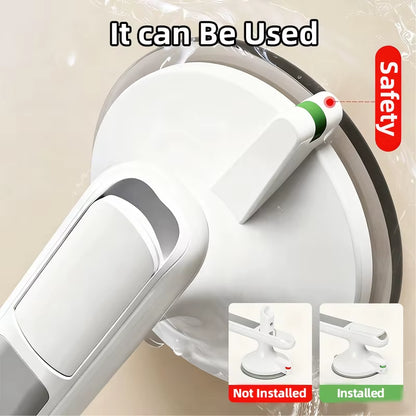 Barre d’Appui Salle de Bain Sans Perçage – Poignée Antidérapante à Ventouse pour Seniors, Enfants et Prévention des Chutes