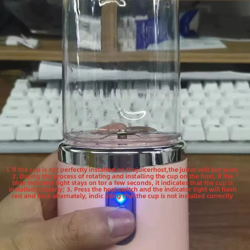 Blender Portable Haute Puissance – Smoothies Frais, Glace Pilée et Jus en Quelques Secondes