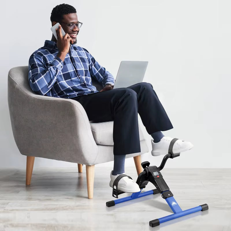 Pédalier Compact Sous Bureau – Renforce Bras et Jambes, Améliore la Circulation, Idéal Maison et Bureau
