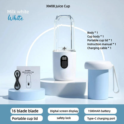 Blender Portable Haute Puissance – Smoothies Frais, Glace Pilée et Jus en Quelques Secondes