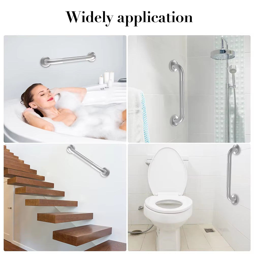 Barre d’Appui Antidérapante en Acier Inoxydable pour Douche, Baignoire et WC