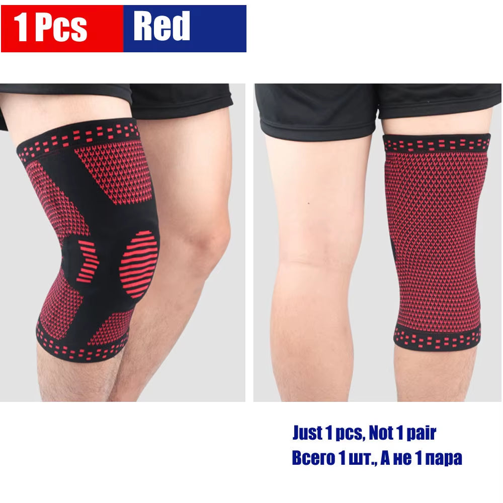 Genouillère Professionnelle de Compression – Soutien Médical avec Gel Rotulien et Renforts Latéraux