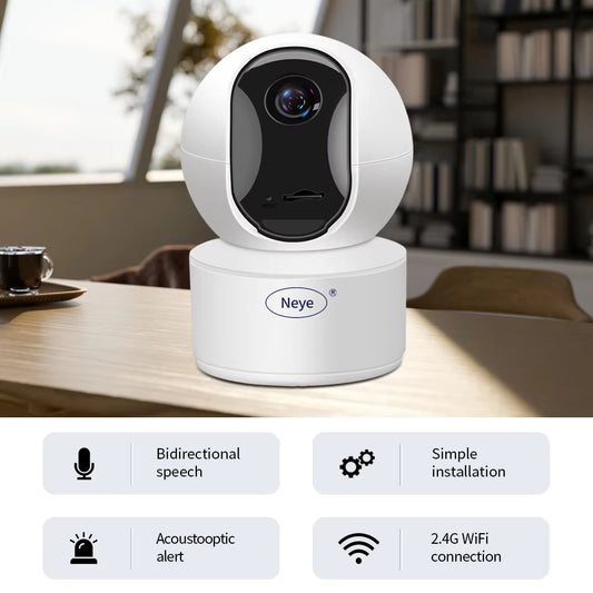 Caméra WiFi 4K intelligente 360° – Surveillez votre maison, vos enfants et vos proches en temps réel