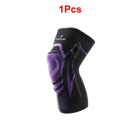 Genouillère de Compression Sportive – Avec Gel Rotulien et Renforts Latéraux pour Soulager les Douleurs Articulaires