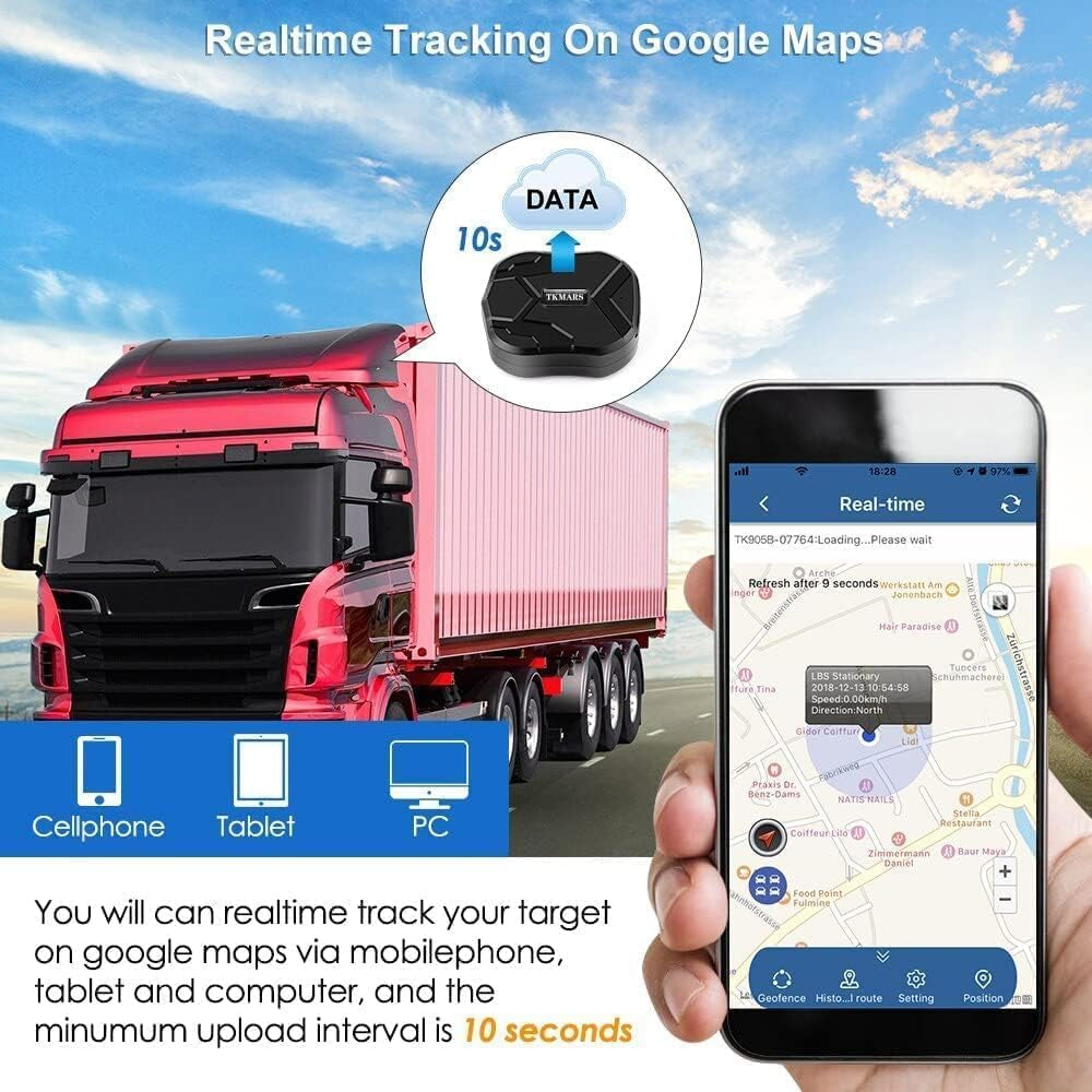 Traceur GPS Haute Précision – Antivol Véhicule : Suivez-le en Temps Réel, Sans Abonnement