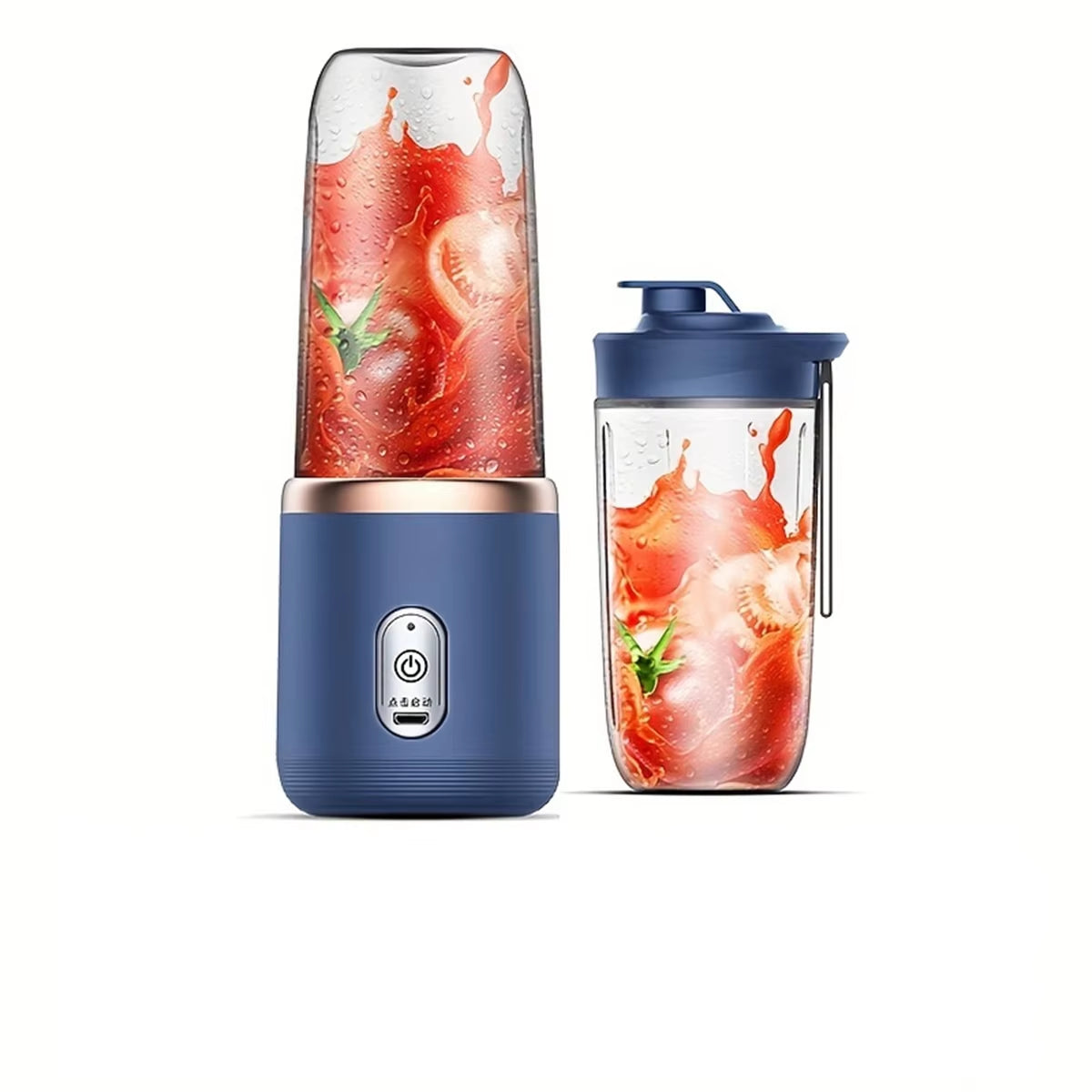 Blender Portable Haute Puissance – Smoothies Frais, Glace Pilée et Jus en Quelques Secondes